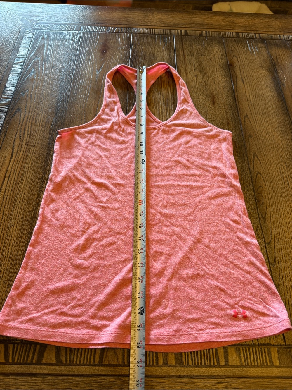 Under Armour Pink Racerback Performance Tank - Picture 3 of 6